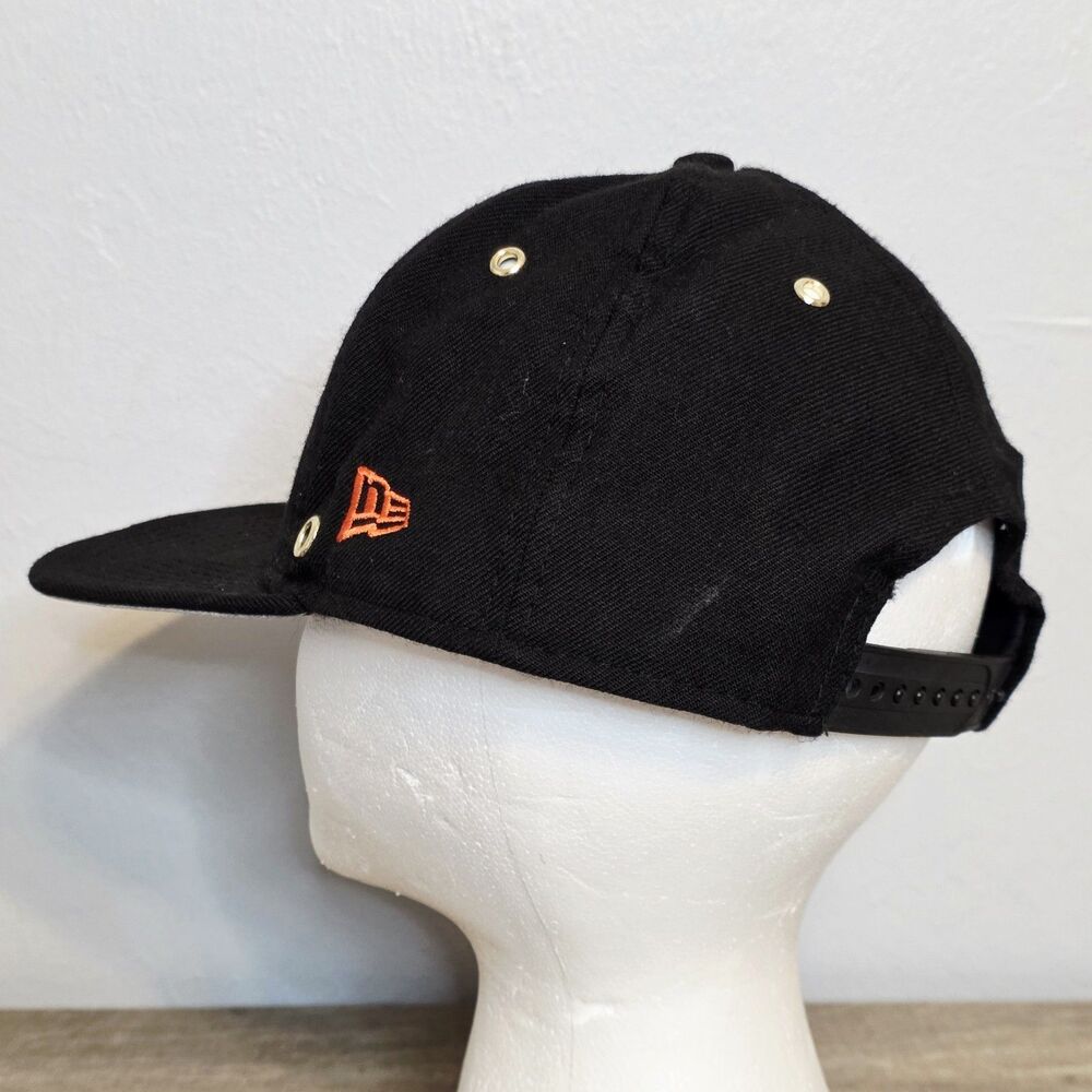 9FIFTY Snapback Hat Baseball Cap MLB San Francisco Giants Black Metal Eyelets - Picture 4 of 12